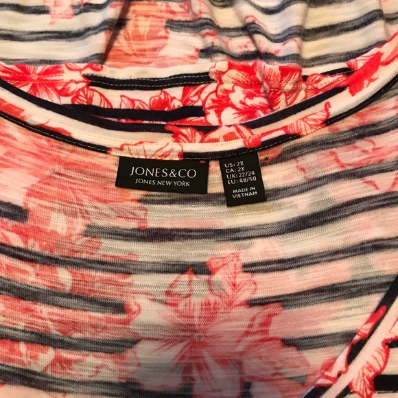 Jones New York Plus Size 2X Top - Picture 6 of 8